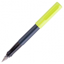 得力A905学生矫姿钢笔(可擦纯蓝/笔壳绿)(1支/盒)