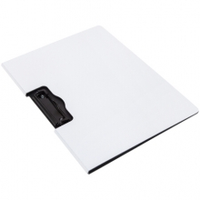 得力 5011 A4 横式折页板夹(白色)