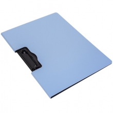 得力 5011 A4 横式折页板夹(蓝)
