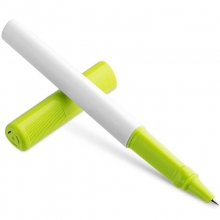 得力A904学生矫姿钢笔(可擦纯蓝/笔壳绿)(1支/盒)