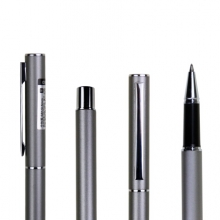 得力 （deli ）S81金属中性笔 0.5mm 灰色 （计价单位：支）
