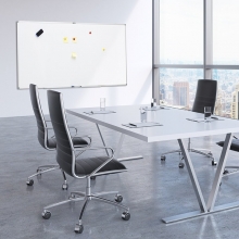 晨光（M&G）易擦磁性挂式标准型白板 办公写字板 烤漆面板 教学会议白板 单个带包装 90*180厘米ADBN6412