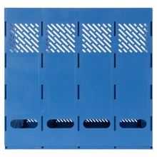 得力 9848Z 四联文件框(蓝色) 12/盒/36/箱
