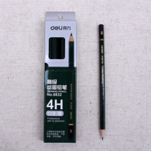 得力 6832-4H 高级绘图铅笔(绿色)(12支/盒) 24/盒/192/箱