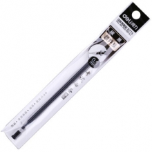 得力 S773 考试中性笔替芯 0.5mm葫芦头(黑) 20支/盒 （计价单位：支）