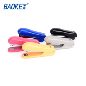 宝克（BAOKE） ST1100 彩色订书机 小号订书机 10号钉 办公用品 五色颜色随机