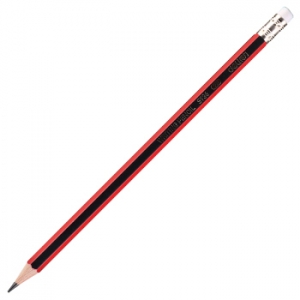 得力 S936 2B高级书写铅笔(红色)(12支/盒)