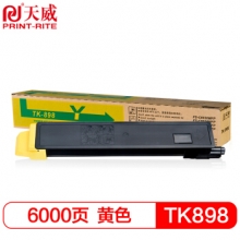 天威 KYOCERA-TK898-100G-黄复粉粉盒带芯片 经典装 适用于京瓷FS-C8020MFP/8025MFP/C8520MFP/C8525MFP