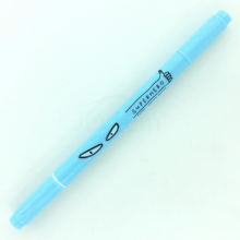 晨光 AHM21212 荧光笔双头大眼仔 蓝色 12支/盒 （计价单位：支）
