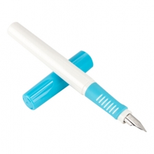 得力A917矫姿钢笔(可擦纯蓝/笔壳浅蓝) 12/盒