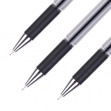 得力 V56 速干考试中性笔0.5mm全针管(黑) 12支/盒 （计价单位：支）