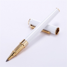 毕加索（pimio）宝珠笔签字笔男女士商务成人办公学生用0.5mm保罗系列988珍珠白色
