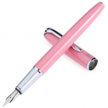 毕加索（pimio）钢笔签字笔男女士成人学生用练字笔0.5mm墨水笔马拉加系列916淡粉色