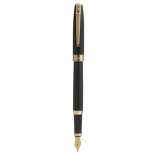 毕加索（pimio）钢笔带小墨水礼盒套装双笔尖套装0.5mm+0.7mm男女办公书法练字笔美工笔T717亮黑金夹