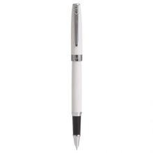 毕加索（pimio）钢笔带小墨水礼盒套装男女成人办公财务特细笔0.38mm学生书法练字墨水笔T717瓷白色