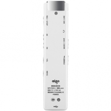 爱国者（aigo）录音笔 R6611 16G 高清远距降噪 MP3播放器 学习/会议采访留证 白色