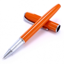 毕加索（pimio）钢笔财务笔特细0.38mm笔尖男女士成人学生用练字笔马拉加系列916橙黄色