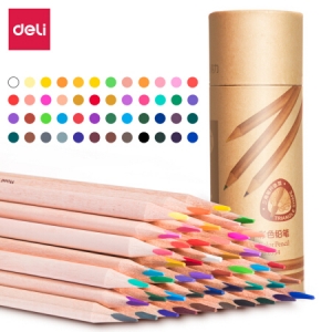 得力 6554 -48色彩色铅笔(混) 12/盒/48/箱 （计价单位：筒）