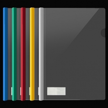 广博(GuangBo) A4透明文件夹 抽杆夹 拉杆夹 单色颜色随机 A2012
