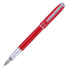 毕加索（pimio）钢笔签字笔特细EF尖男女士成人学生用练字笔商务办公墨水笔马拉加系列916法兰红