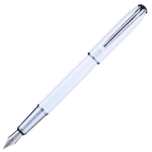 毕加索（pimio）钢笔签字笔特细EF尖男女士成人学生用练字笔商务办公墨水笔马拉加系列916白色