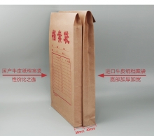 百利文B-BN1040进口牛皮纸档案袋（4公分）