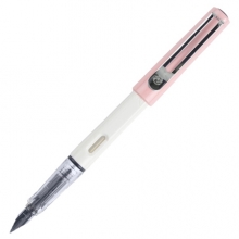 毕加索（pimio）钢笔签字笔男女士学生成人练字用正姿笔握商务办公0.5mm 619粉白色