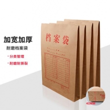 百利文B-BN1030国产牛皮纸档案袋（3公分）