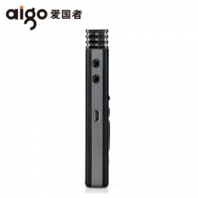 爱国者（aigo） R5503录音笔16G专业高清远距降噪 声控录音商务会议录音笔迷你小巧学生录音器 黑色 16G