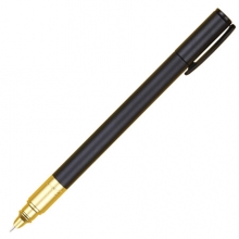 毕加索（pimio）钢笔签字笔特细0.38mm男女学生用成人书写用礼盒装礼品笔星球系列977星黄