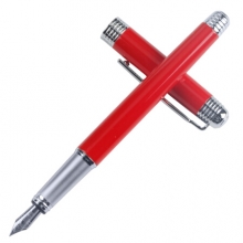 毕加索（pimio）钢笔双笔尖签字笔男女士两用笔铱金笔商务成人办公学生用练字笔S09红色