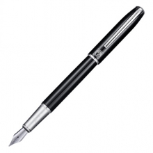 毕加索（pimio）钢笔礼盒装P916签字笔笔袋套装男女士办公商务礼品墨水笔亮黑色