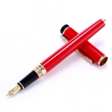 毕加索（pimio）钢笔签字笔男女士商务办公成人学生用0.5mm墨水笔世纪先锋系列908亮红