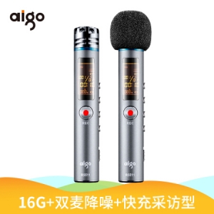 爱国者（aigo） R5511 16G 专业 微型迷你录音器 灰色