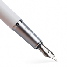 毕加索（pimio）钢笔签字笔特细EF尖男女士成人学生用练字笔商务办公墨水笔马拉加系列916白色