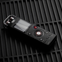 爱国者（aigo）录音笔 R6633 16G 微型专业高清远距降噪 双供电TF卡扩容 声控录音器学习/会议司法维权 黑色