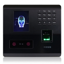 中控智慧(ZKTeco)UF200 人脸指纹考勤机 免软件打卡机 U盘自动下载报表