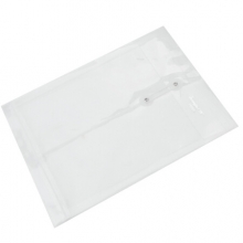 广博 P0008 透明缠绳塑料档案袋 A4/18s 透明
