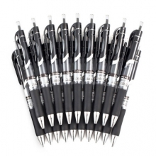 齐心（Comix）EB35 黑色子弹头按动中性笔/水笔/0.5mm会议签字笔  0.5mm 黑色 （计价单位：支）