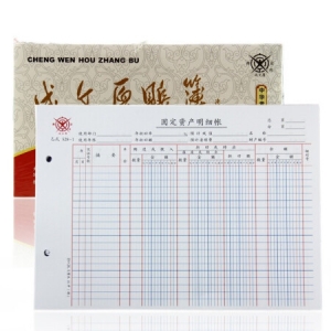 成文厚 201-528-1 16开固定资产明细帐 财务用品 乙式528-1 100页/本