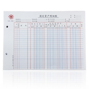 成文厚 201-528-1 16开固定资产明细帐 财务用品 乙式528-1 100页/本