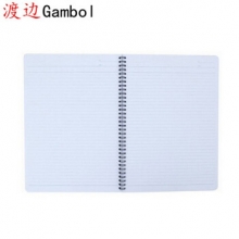 渡边（Gambol） S5803/S5807 A5 80页螺旋笔记本 图案随机 （计价单位：本）