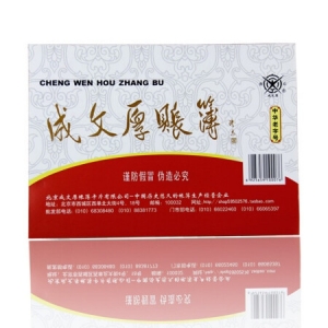 成文厚 201-528-1 16开固定资产明细帐 财务用品 乙式528-1 100页/本