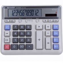 夏普（SHARP）EL-2135 商务办公型计算器 灰色