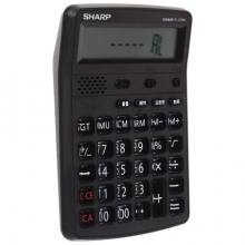 夏普 D7600 12位语音台式计算器 黑色