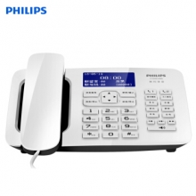 飞利浦 CORD495  录音电话机 白色