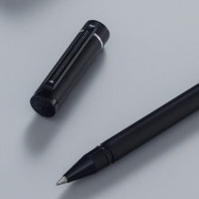 英雄（HERO）A206 黑色金属0.38mm学生文具中性笔 签字笔 水笔三支装