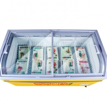 星星（XINGX）  SD/SC-500BY 500L 商用大圆弧柜 玻璃门展示冷藏冷冻柜 商超组合雪糕饮料冷柜