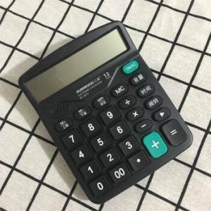 三木 EC-837 桌面型计算器（黑色）