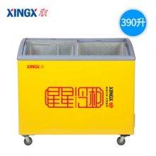 星星（XINGX）SCD-242CY 242升展示柜卧式冷藏冷冻冰柜 圆弧门保鲜冷柜